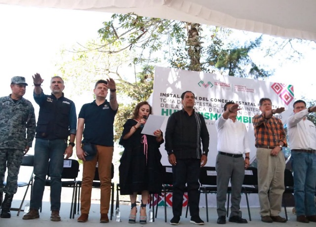 Toman protesta integrantes de la Junta Intermunicipal para la Cuenca del Cañón del Sumidero (JICCAS) 