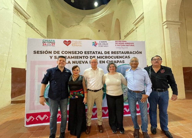 Primera Sesión Ordinaria del Consejo Estatal de Restauración y Saneamiento de Microcuencas de la nueva ERA en Chiapas