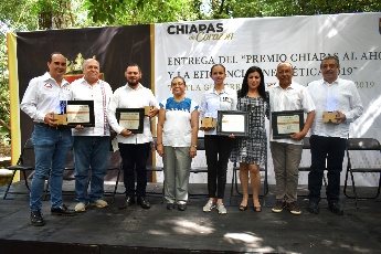Entregan Premio Chiapas al Ahorro y la Eficiencia Energética