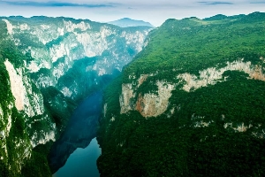 Desprendimiento en el Cañón del Sumidero, un fenómeno natural: SEMAHN 