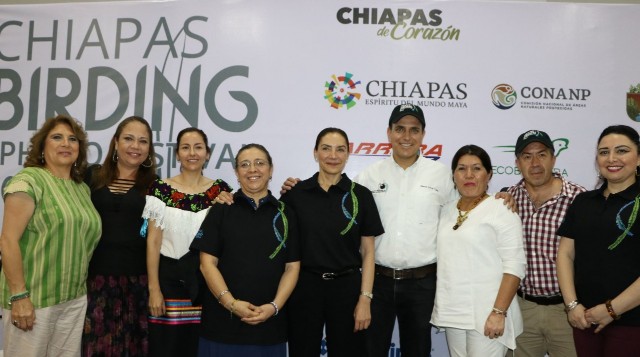Asiste titular María del Rosario Bonifaz, a la inauguración del Chiapas Birding and Photo Festival 2020