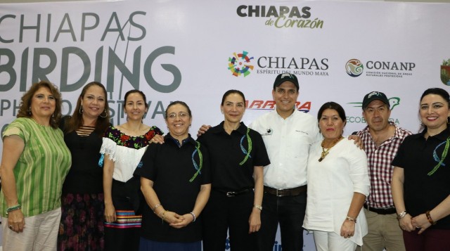 Asiste titular María del Rosario Bonifaz, a la inauguración del Chiapas Birding and Photo Festival 2020