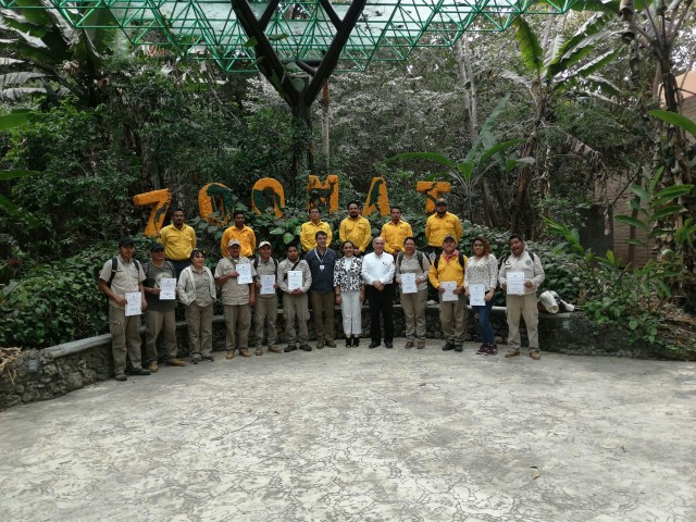 Finaliza exitosamente "Curso Básico para Combatiente Forestal" impartido a personal del ZooMAT 
