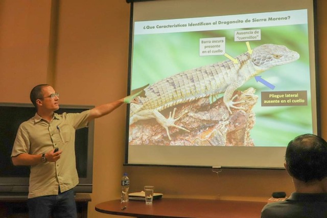 Se lleva a cabo la Conferencia “El Dragoncito de Sierra Morena: una nueva especie para la ciencia”