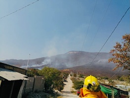 Se encuentran activos dos incendios forestales