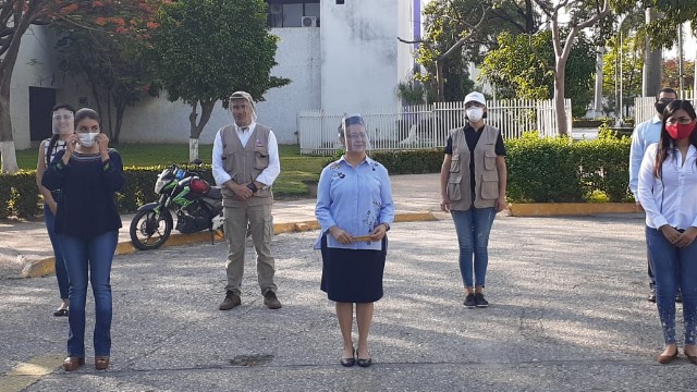 Titular de la SEMAHN asistió al Banderazo de Salida de las Brigadas para la Entrega de Despensas a Grupos Vulnerables ante el COVID-19