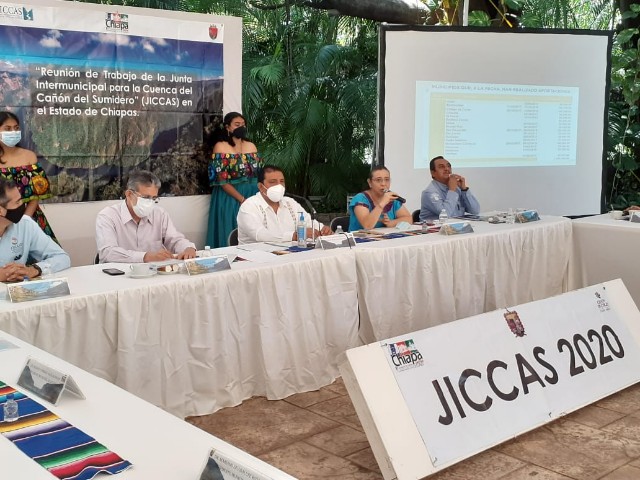 Se lleva a cabo 1era Sesión Ordinaria de la Junta Intermunicipal para la Cuenca del Cañón del Sumidero (JICCAS)