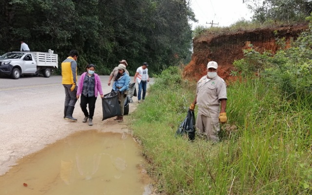 Semahn realizó limpieza en zona sujeta a conservación ecológica de Laguna Bélgica 