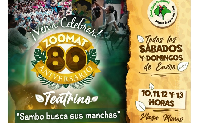 80 años de proteger y conservar a la fauna silvestre de Chiapas: ZooMAT