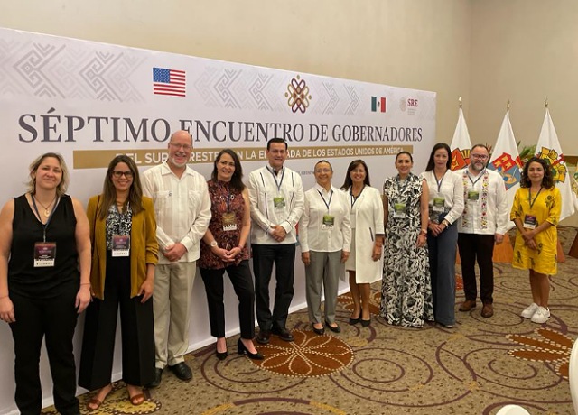 Realizan la Séptima Reunión de Gobernadores del Sur- Sureste con la Embajada de los Estados Unidos de América