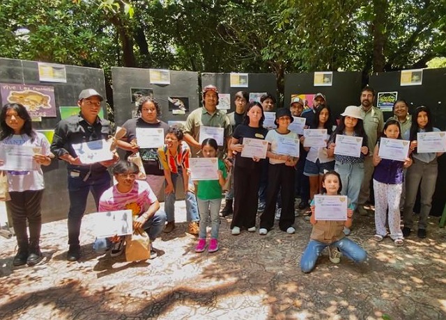 Reconocen a ganadores del 12 Concurso de dibujo y fotografía “Vive los Fantásticos Anfibios”