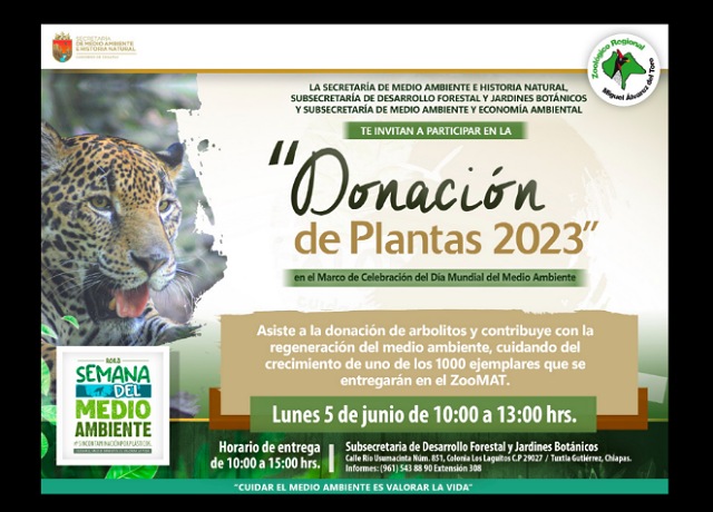 <p>Donará Semahn árboles para la sociedad civil en el Zoológico Miguel Álvarez del Toro</p>
