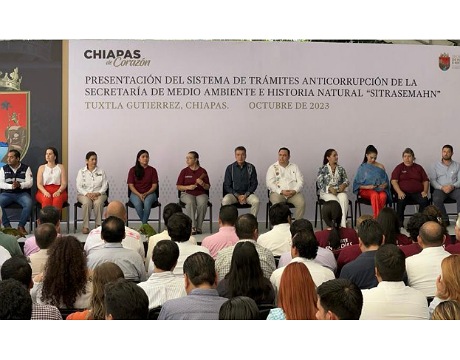 Presentan el Sistema de Trámites Anticorrupción de la Secretaría de Medio Ambiente e Historia Natural