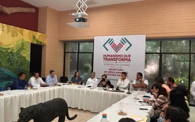 Reunión Interinstitucional de Trabajo sobre Bancos de Extracción de Materiales Pétreos en Chiapas