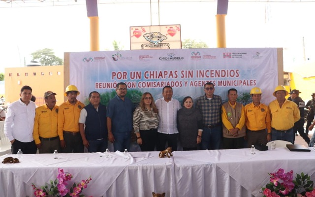 Trabajo coordinado para un Chiapas sin incendios